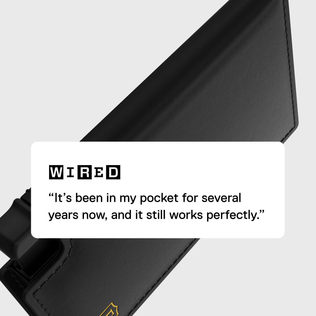 Men's Wallet - Smiley x Ekster Premium Slim Men's Wallet Trackable Wallet Leather Smart Wallet RFID Blocking