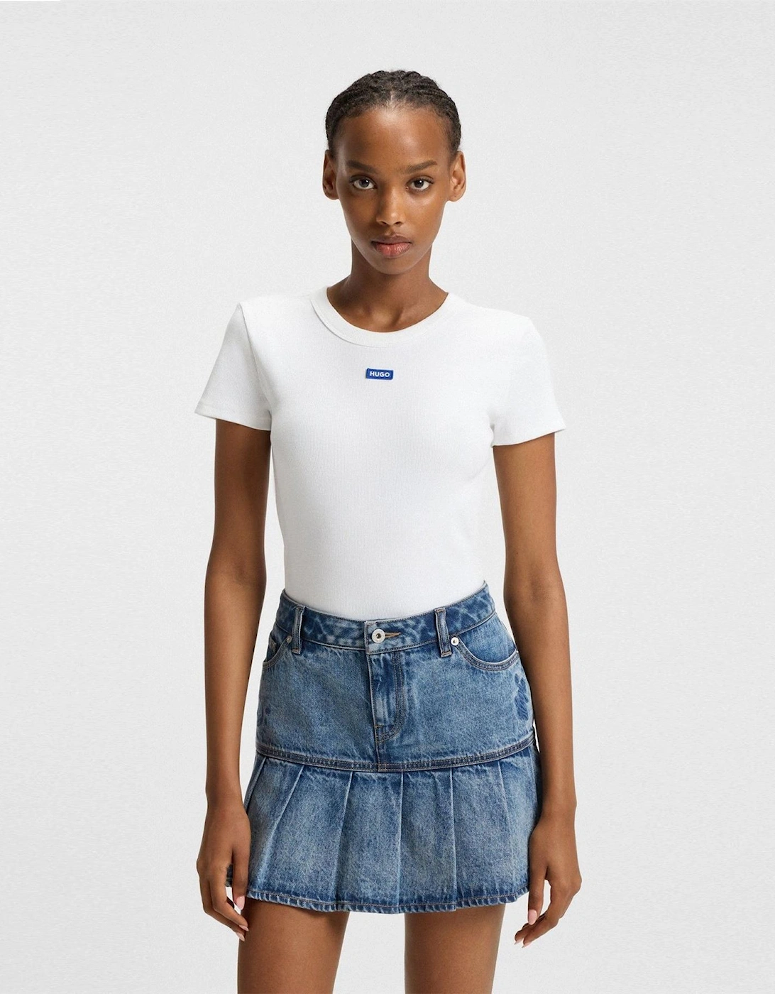 Hugo Boss Women's Easy Tee B 10257055 01 - White