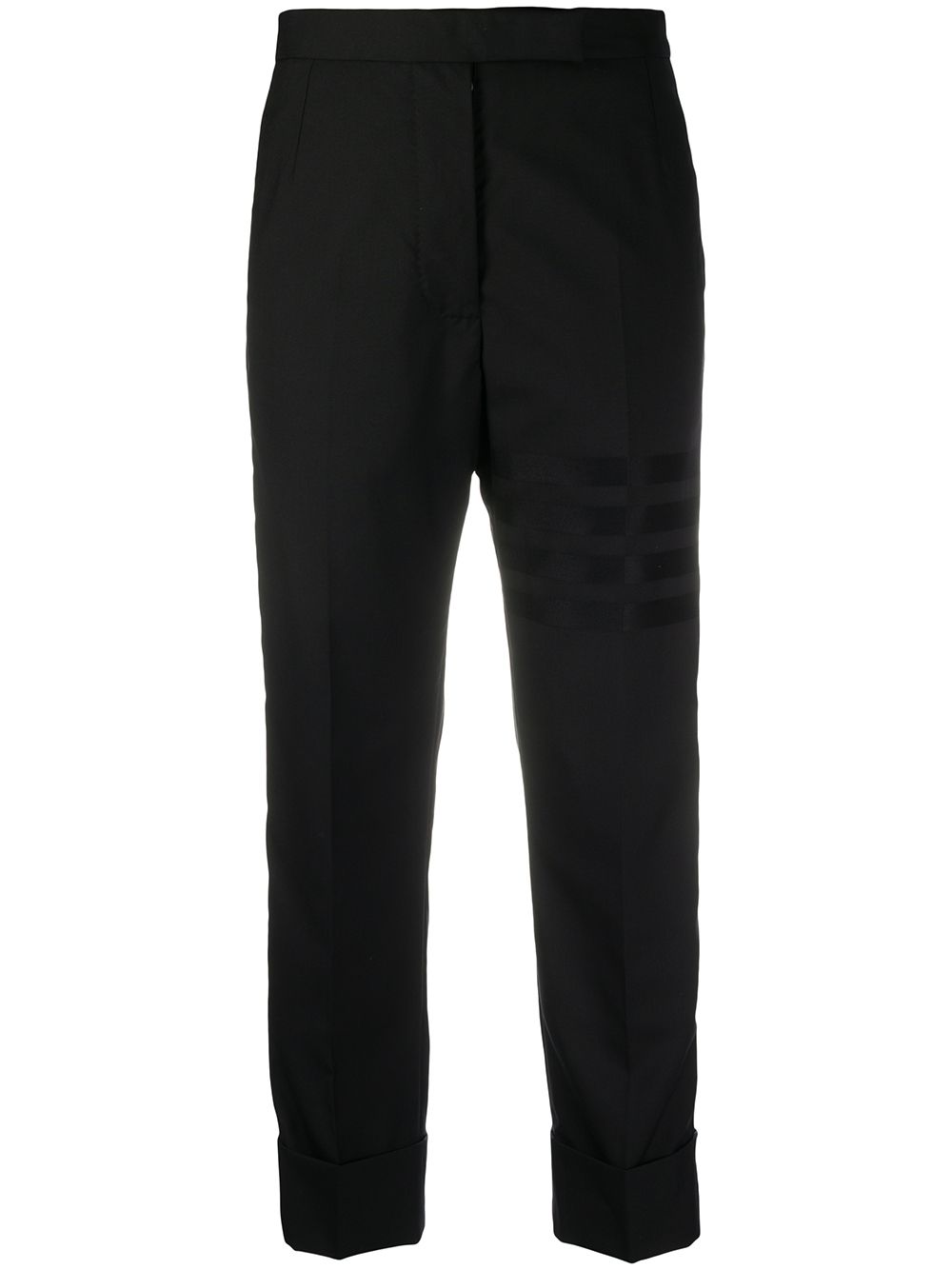 Tailored cropped trousers - Black