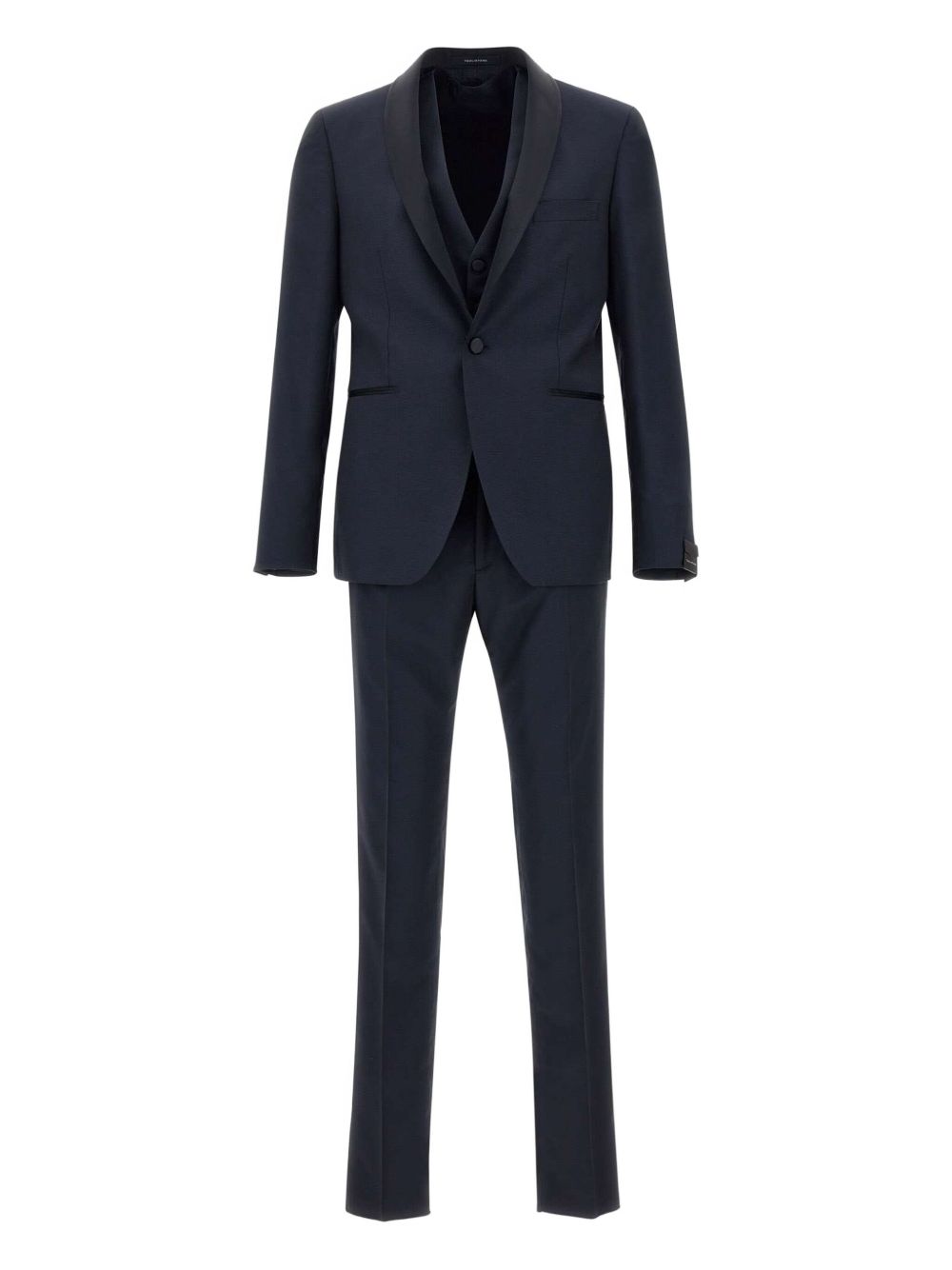 Tagliatore single-breasted three-piece suit - Blue