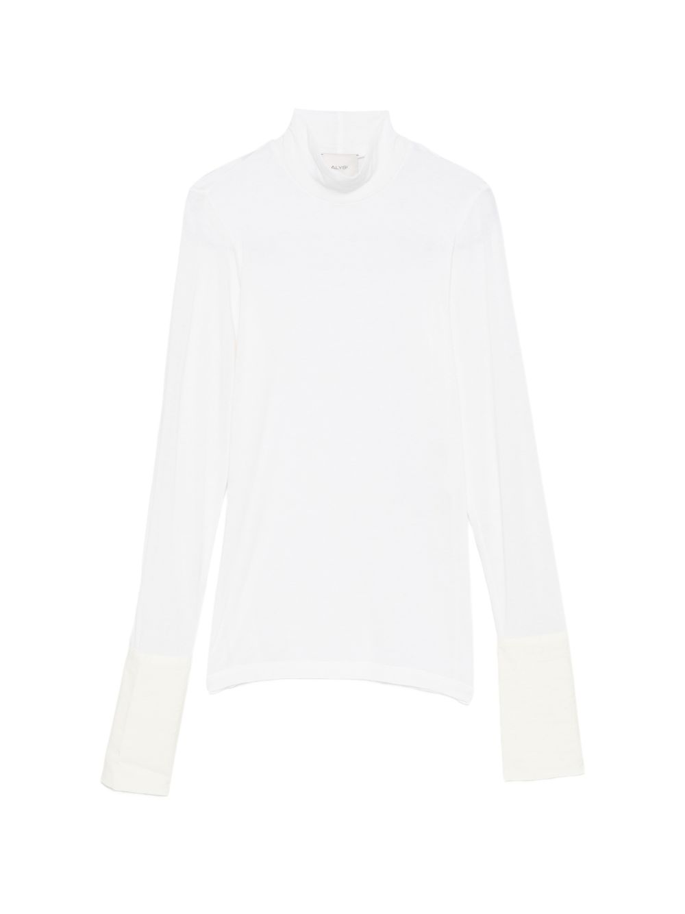 Turtleneck Sweater — White