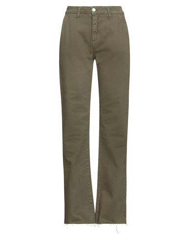Woman Jeans Military green Size S Cotton