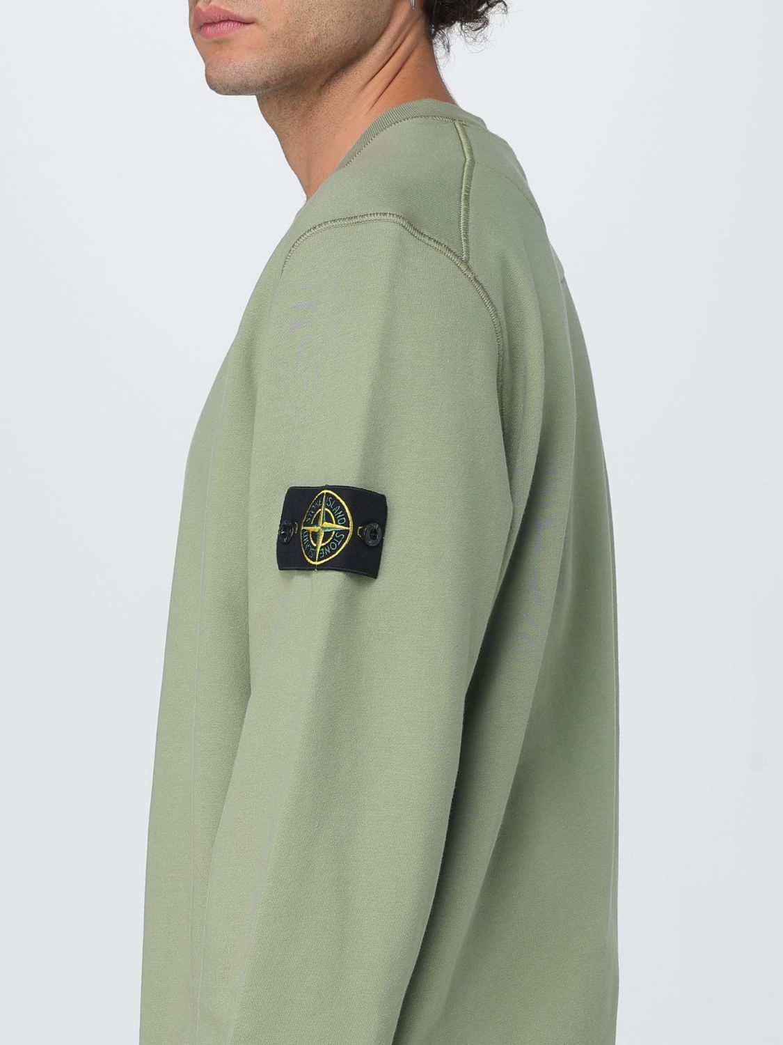 Sweatshirt Men color Green