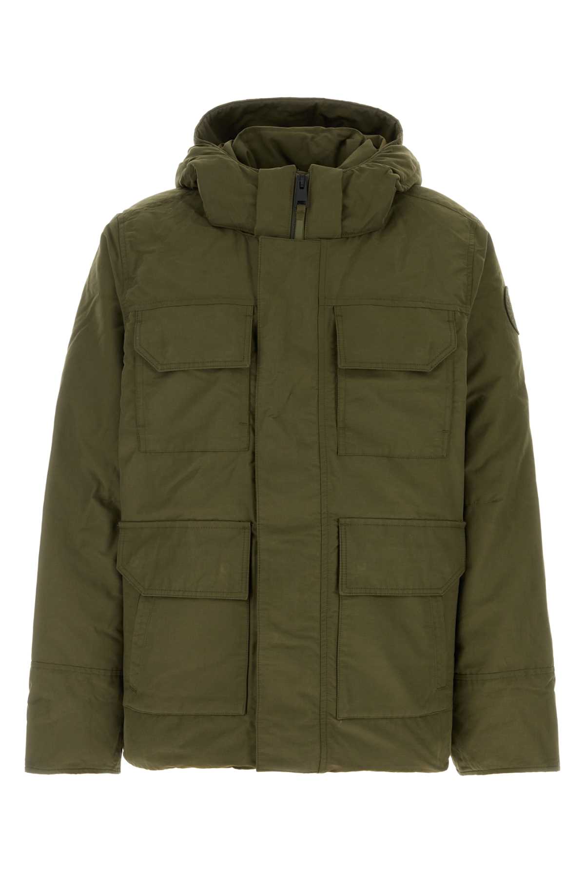 Army Green Cotton Blend Maitland Down Jacket