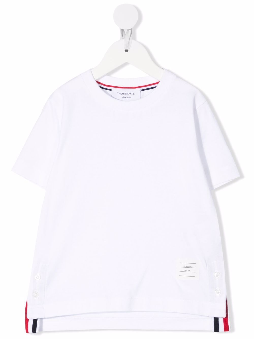 Cotton jersey crewneck T-shirt - White