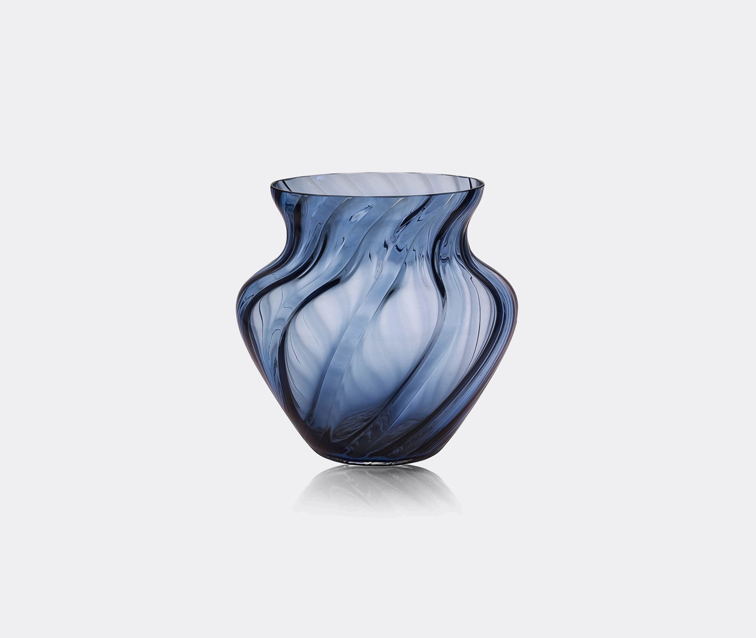 'marika' Vase, Blue Smoke
