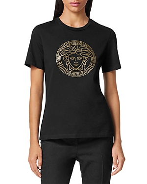 Medusa Head-print cotton T-shirt - White