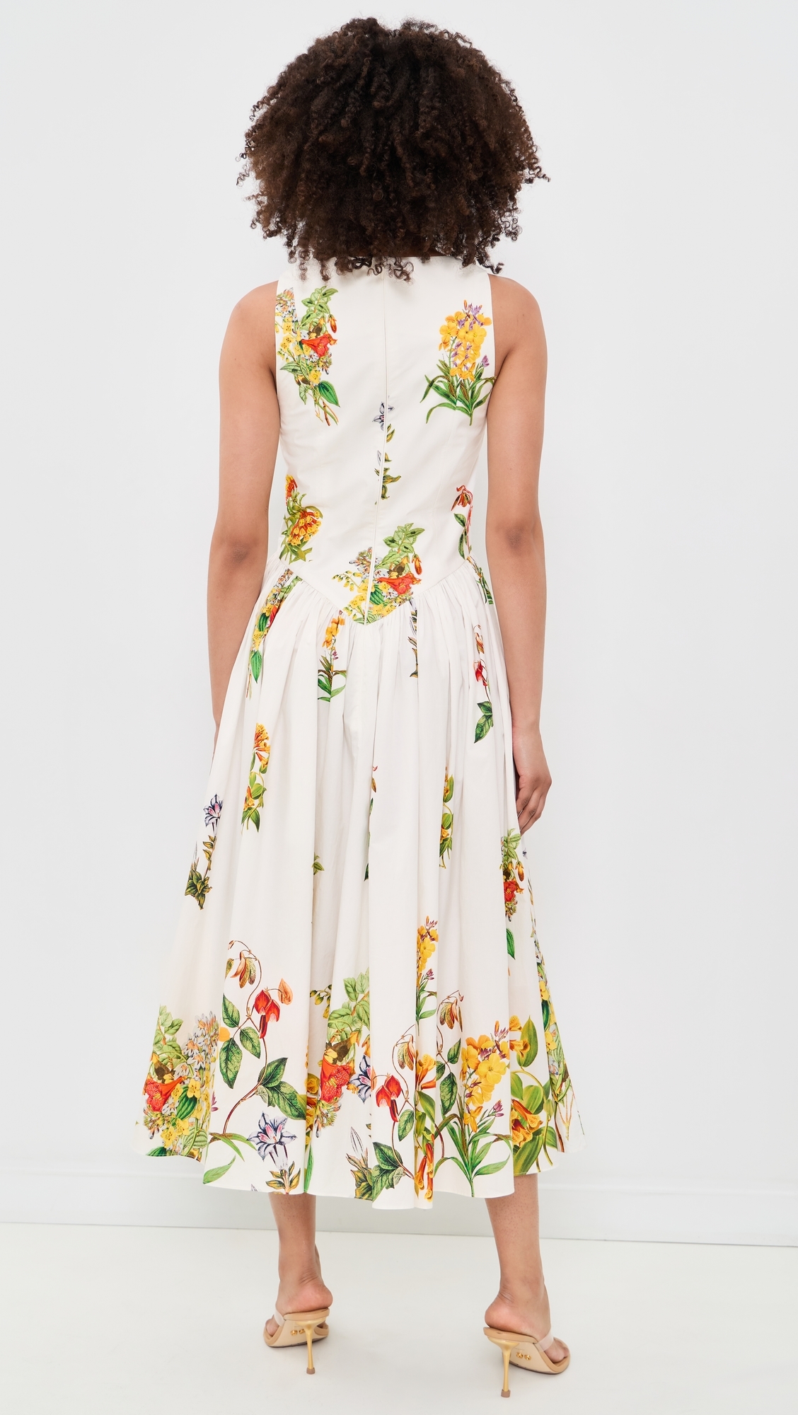 Boat Neck Maxi Dress White