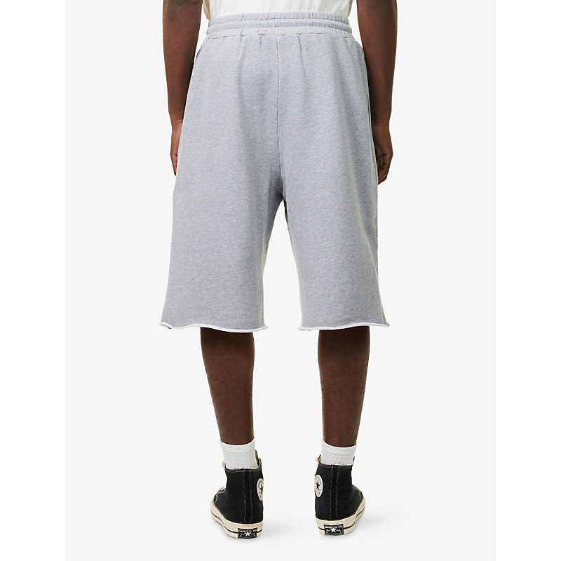 Mens Vivid Logo-Print Cotton Shorts