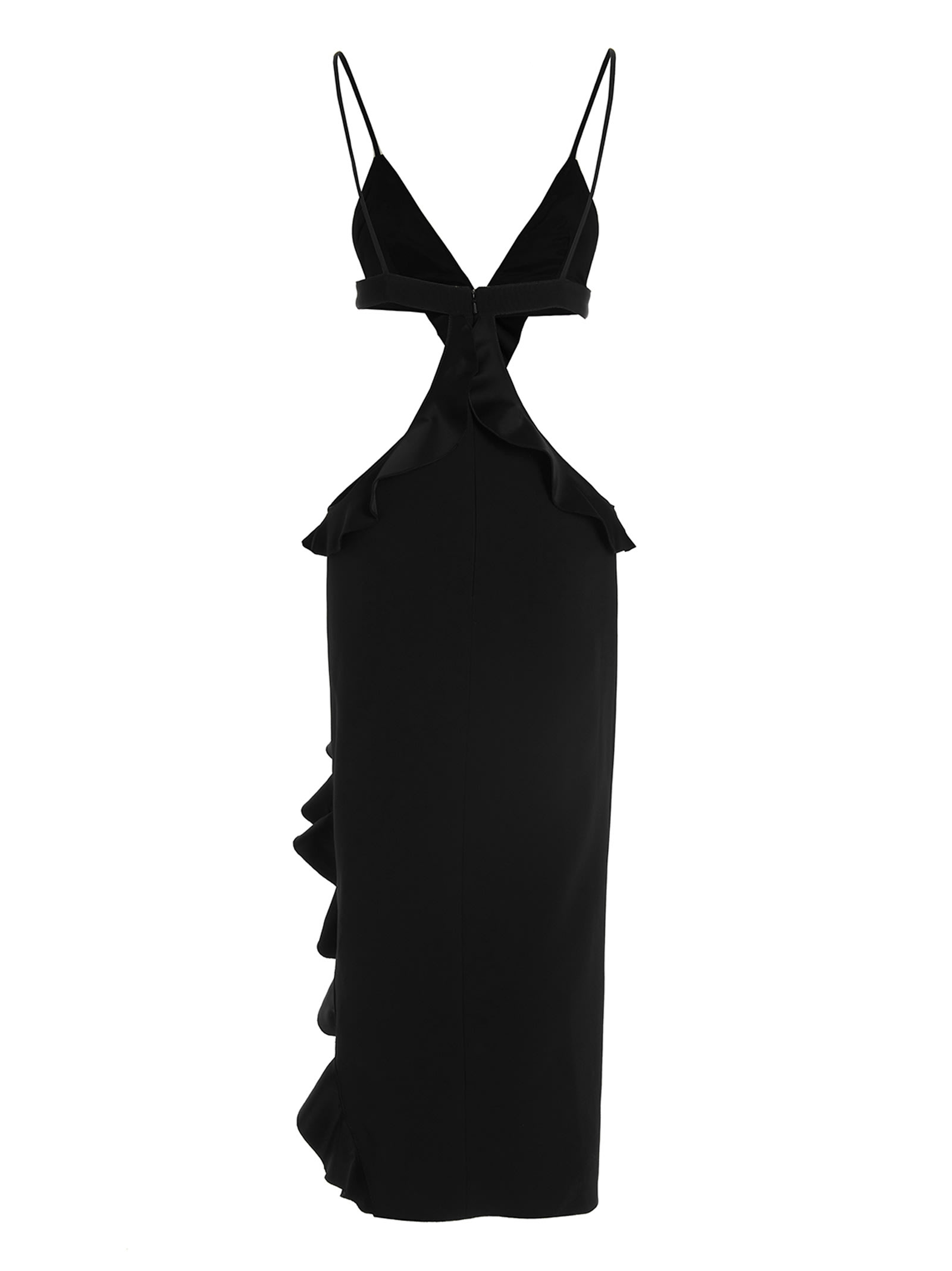 ワンピース DAVID KOMA 'Crossbody & Open Leg Ruffle Detail' dress David Koma | crossbody & Open Leg Ruffle Dress | Realry