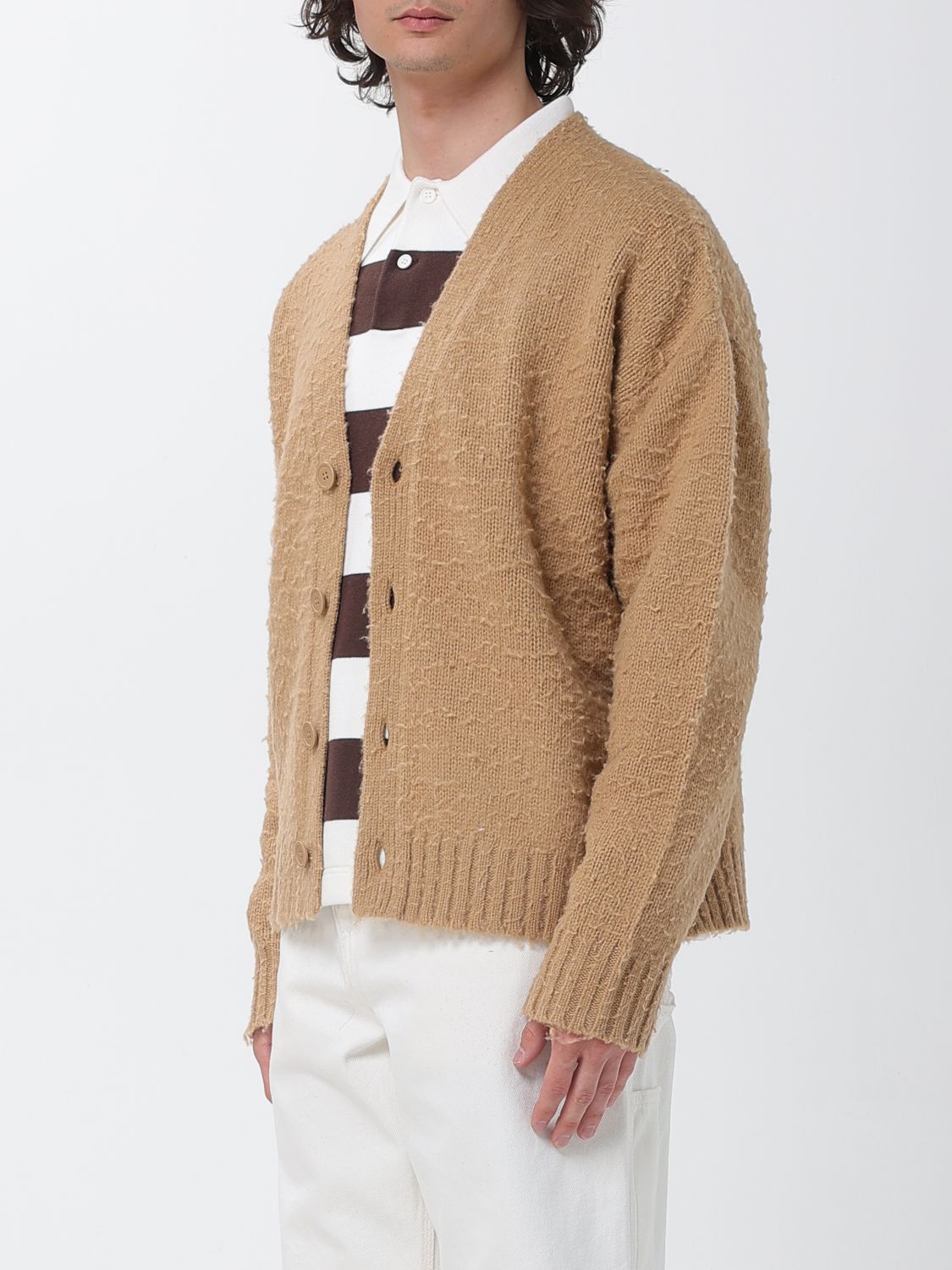 Cardigan Men color Beige