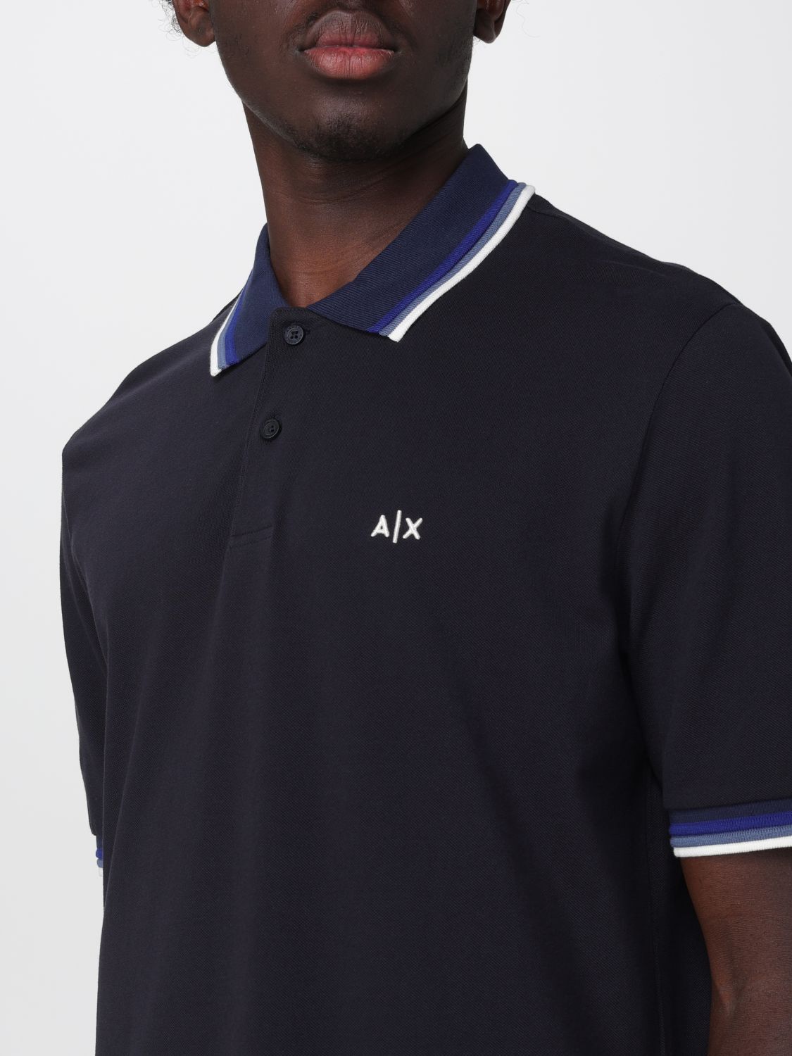 Polo Shirt Men color Navy