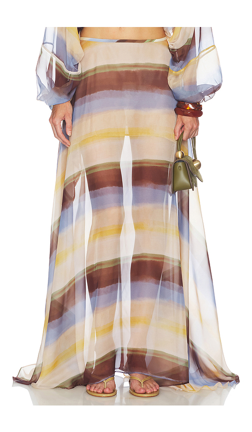 JBQ Keira Skirt in Lemon,Chocolate. XS. Also in L, M