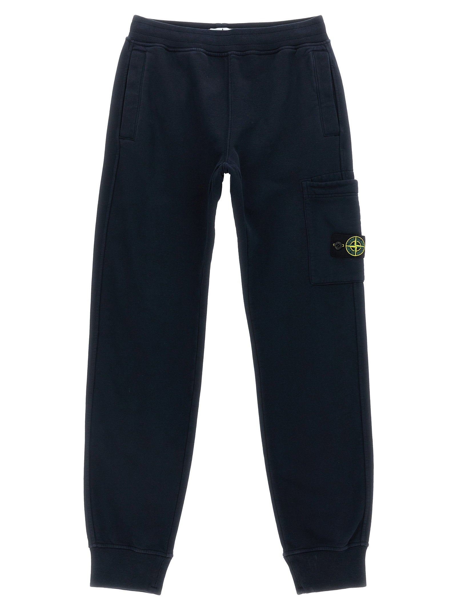 Logo Badge Cargo Joggers — Navy