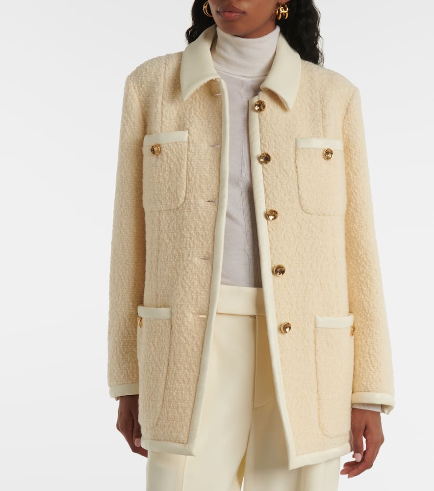 Wool and cotton coat