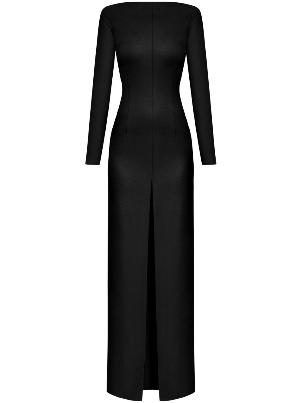 Cut-out open-back maxi dress - Black
