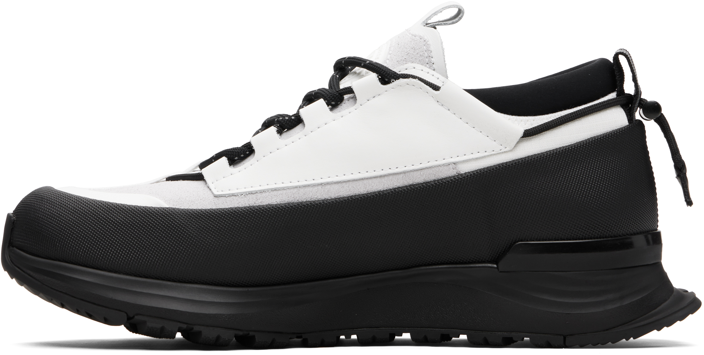 White & Black Glacier Trail Sneakers