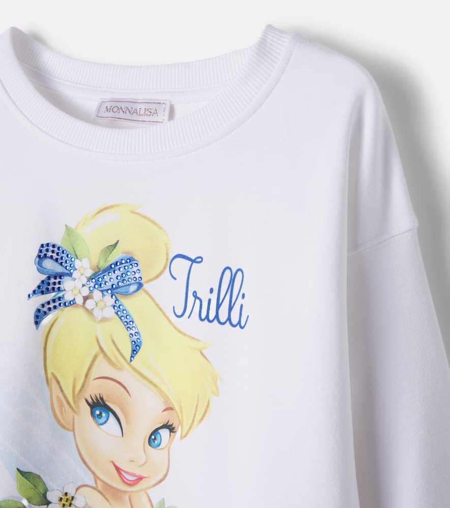 X Disney cotton-blend jersey sweatshirt