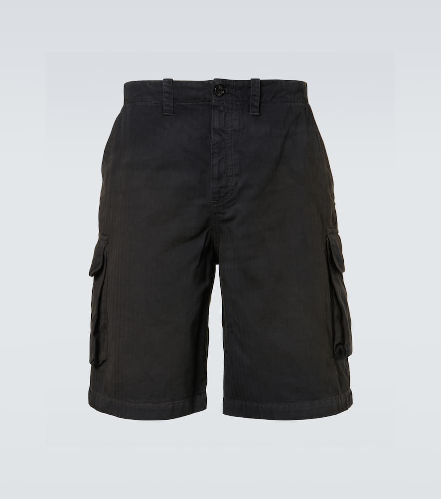Mount herringbone cotton cargo shorts