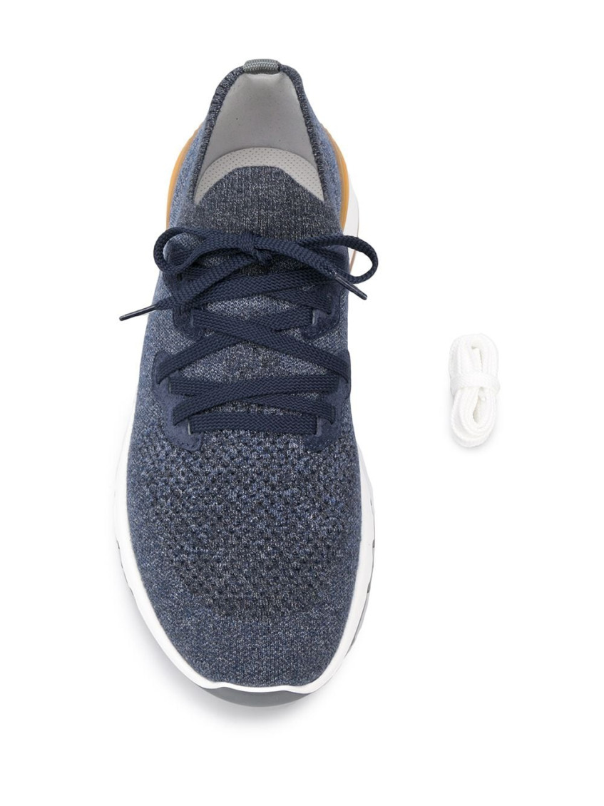 Runners In Chiné Cotton Knit
