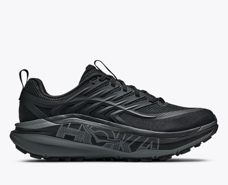 HOKA Men's Stinson 8 Shoes in Black/Outer Orbit