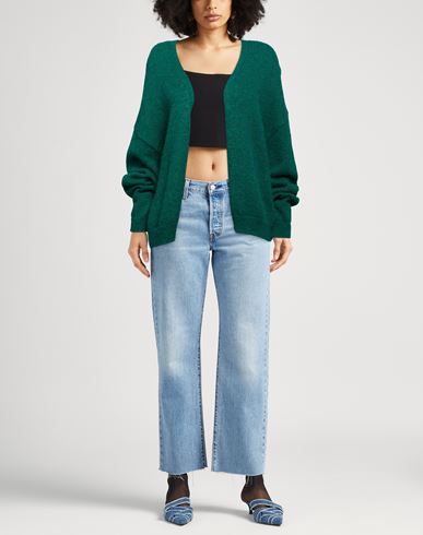 Woman Cardigan Green Size M Polyamide, Alpaca wool, Wool