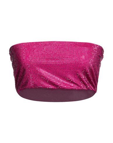 Woman Top Fuchsia Size 8 Polyester, Elastane