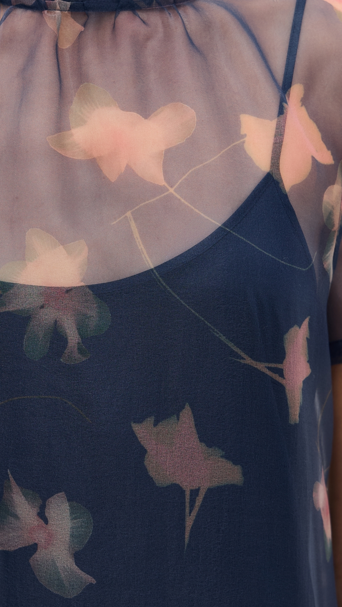 Calluna Dress Botanical Navy