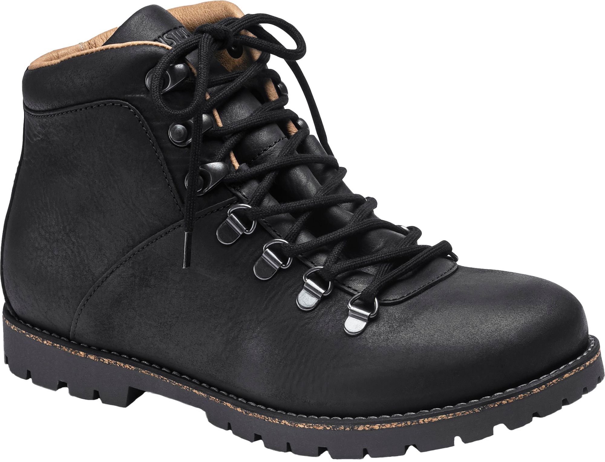 Jackson Nubuck Leather Black