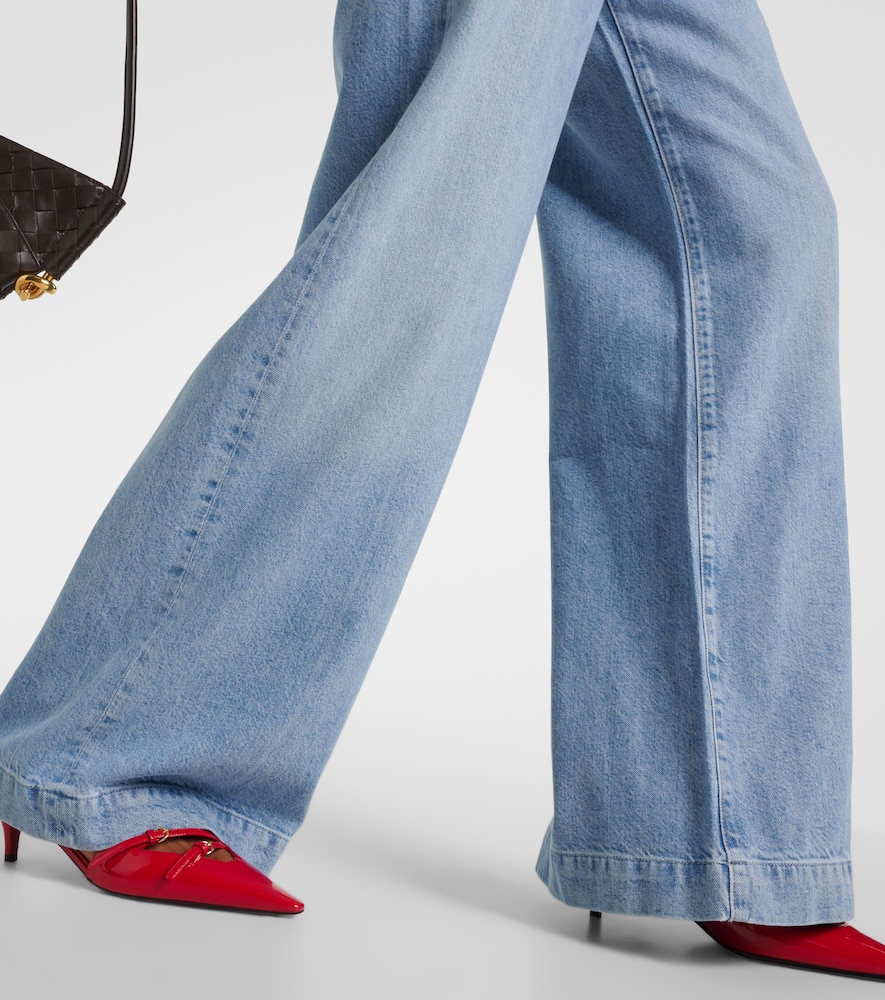 Beverly high-rise wide-leg jeans