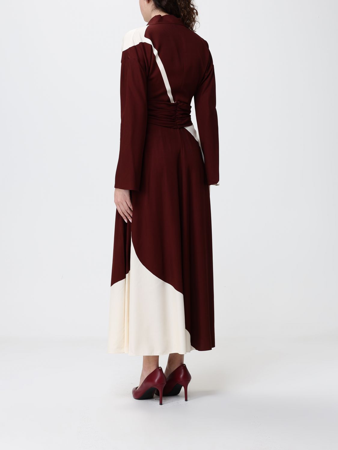 Dress Woman color Burgundy