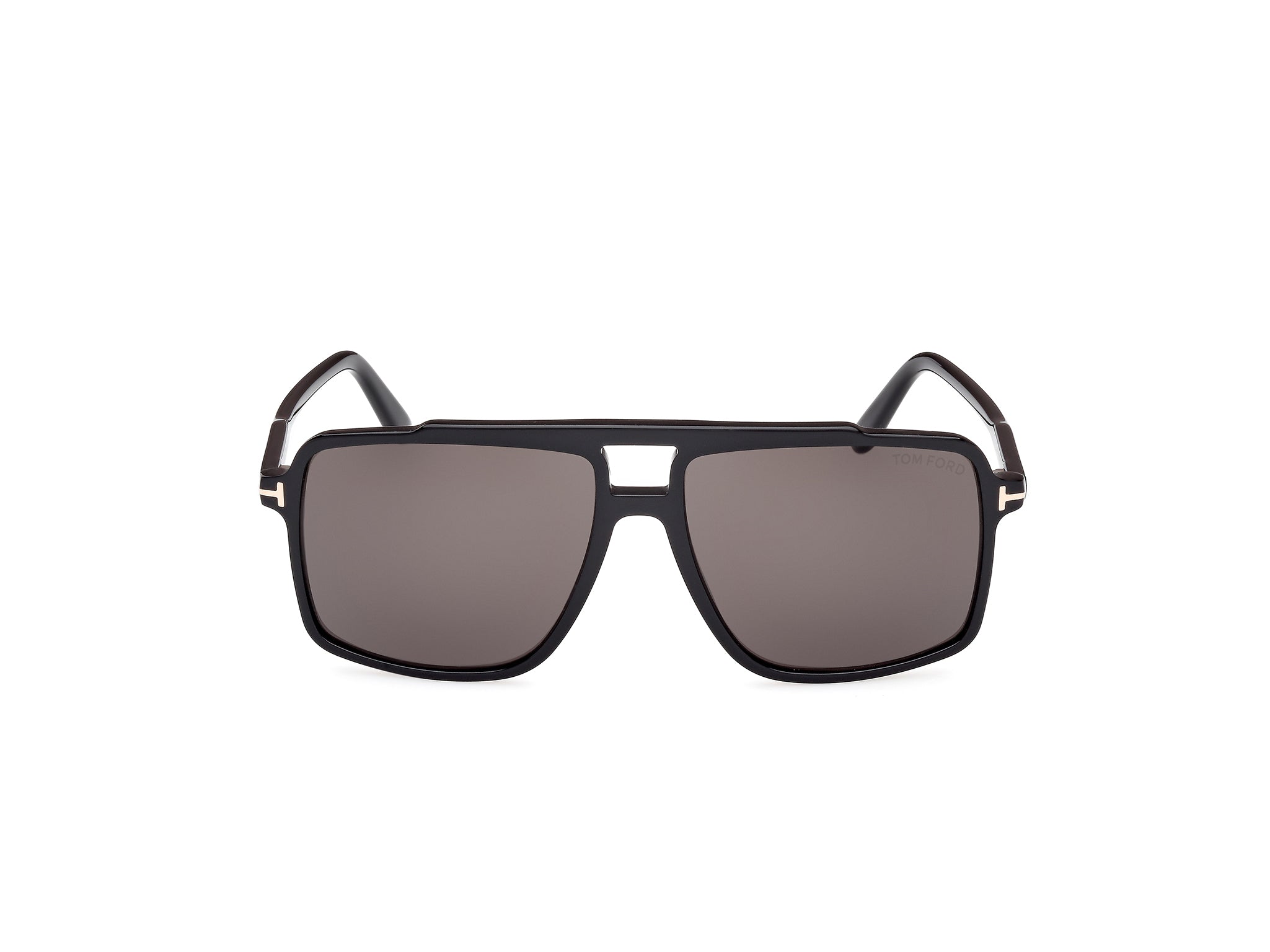 TOM FORD Man TOM FORD FT1177 KEMP 01A Sunglasses Acetate Black Smoke Squared Norma