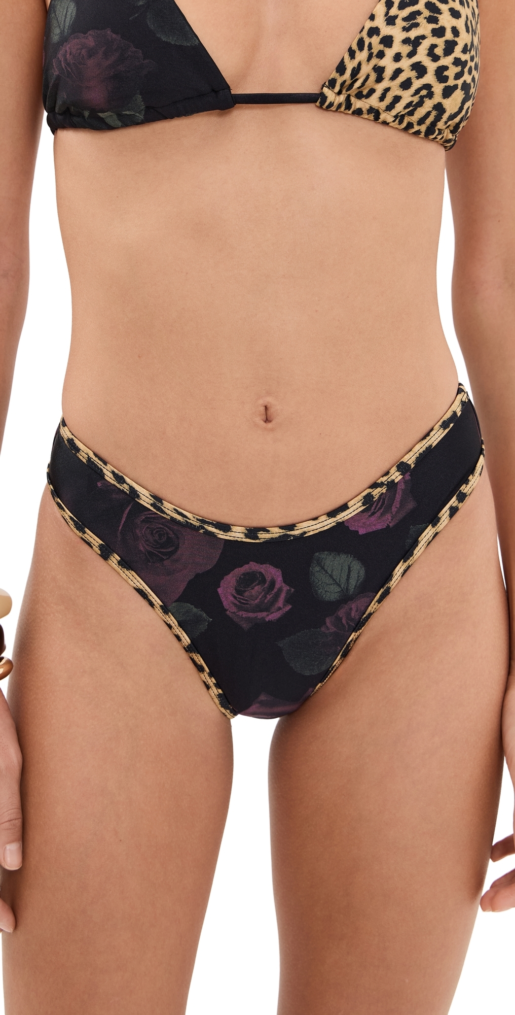 Reversible Good 90s Bikini Bottoms Lucky Roses
