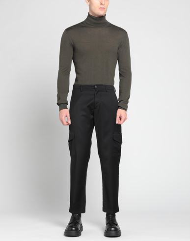 Man Pants Black Size 36 Polyester, Viscose, Wool, Elastane