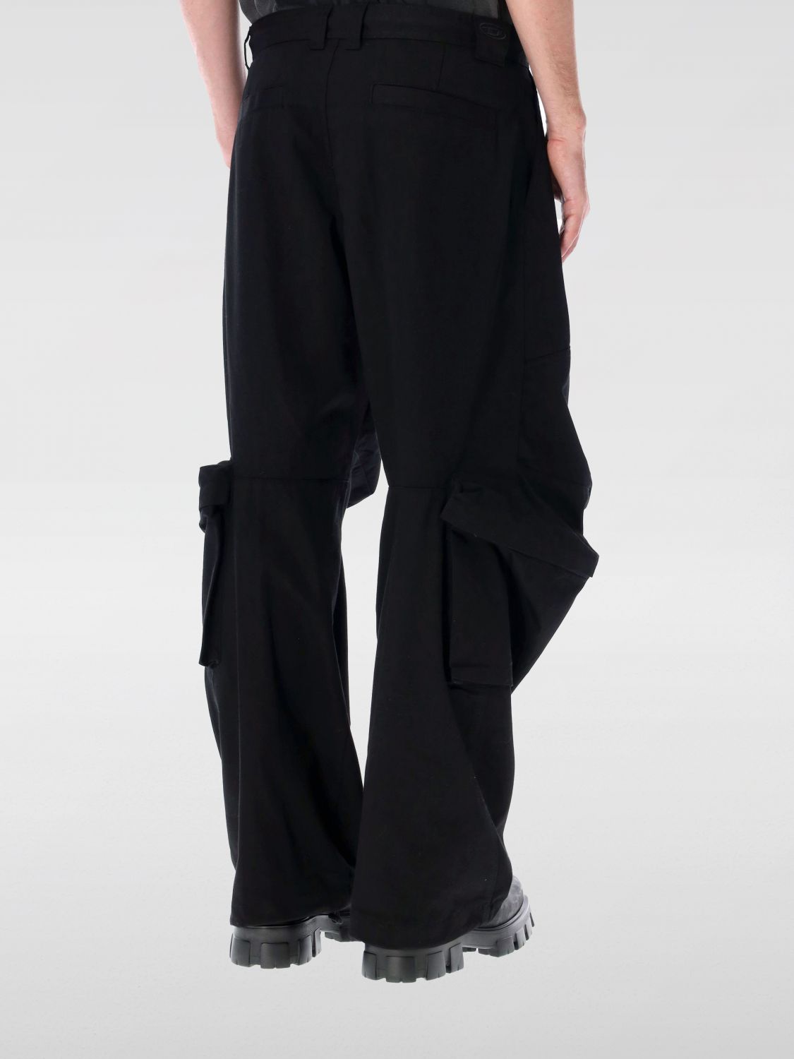 Cargo pants in technical cotton twill