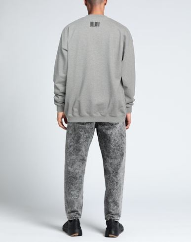 Man Sweatshirt Grey Size L Cotton, Elastane, Polyester