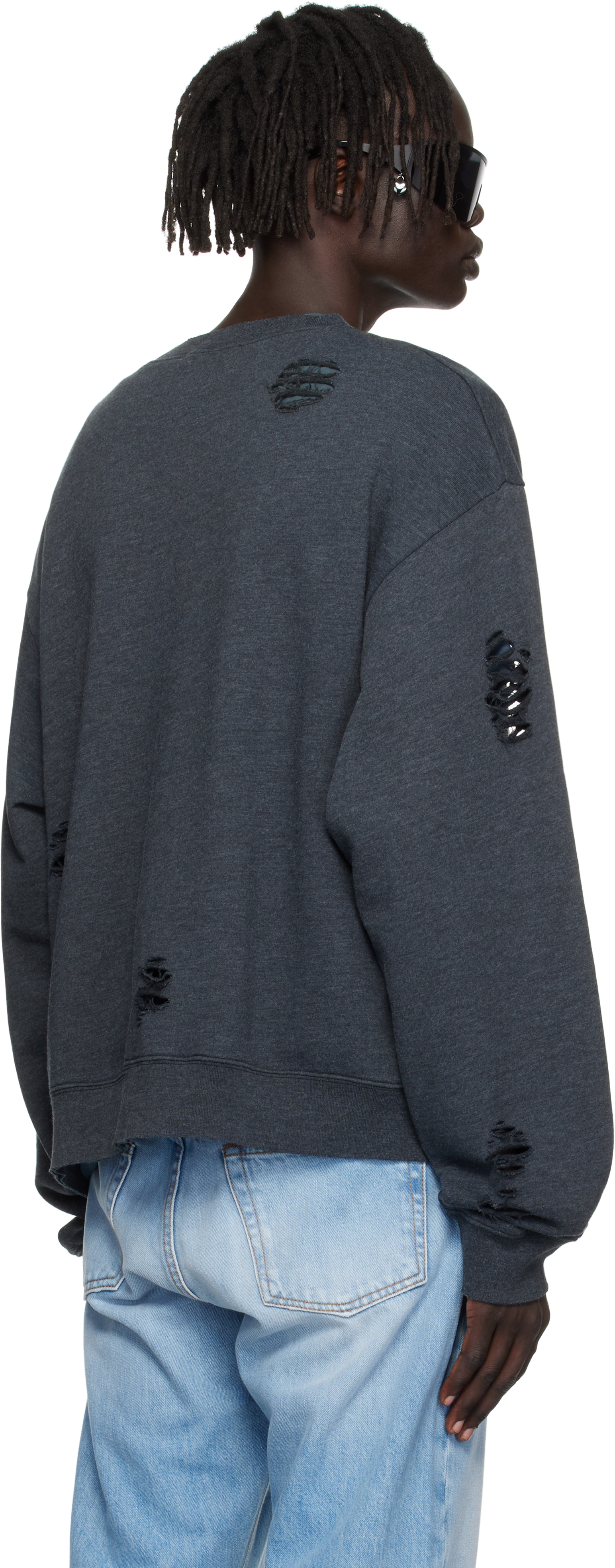 Black Printed Logo Sweatshirt