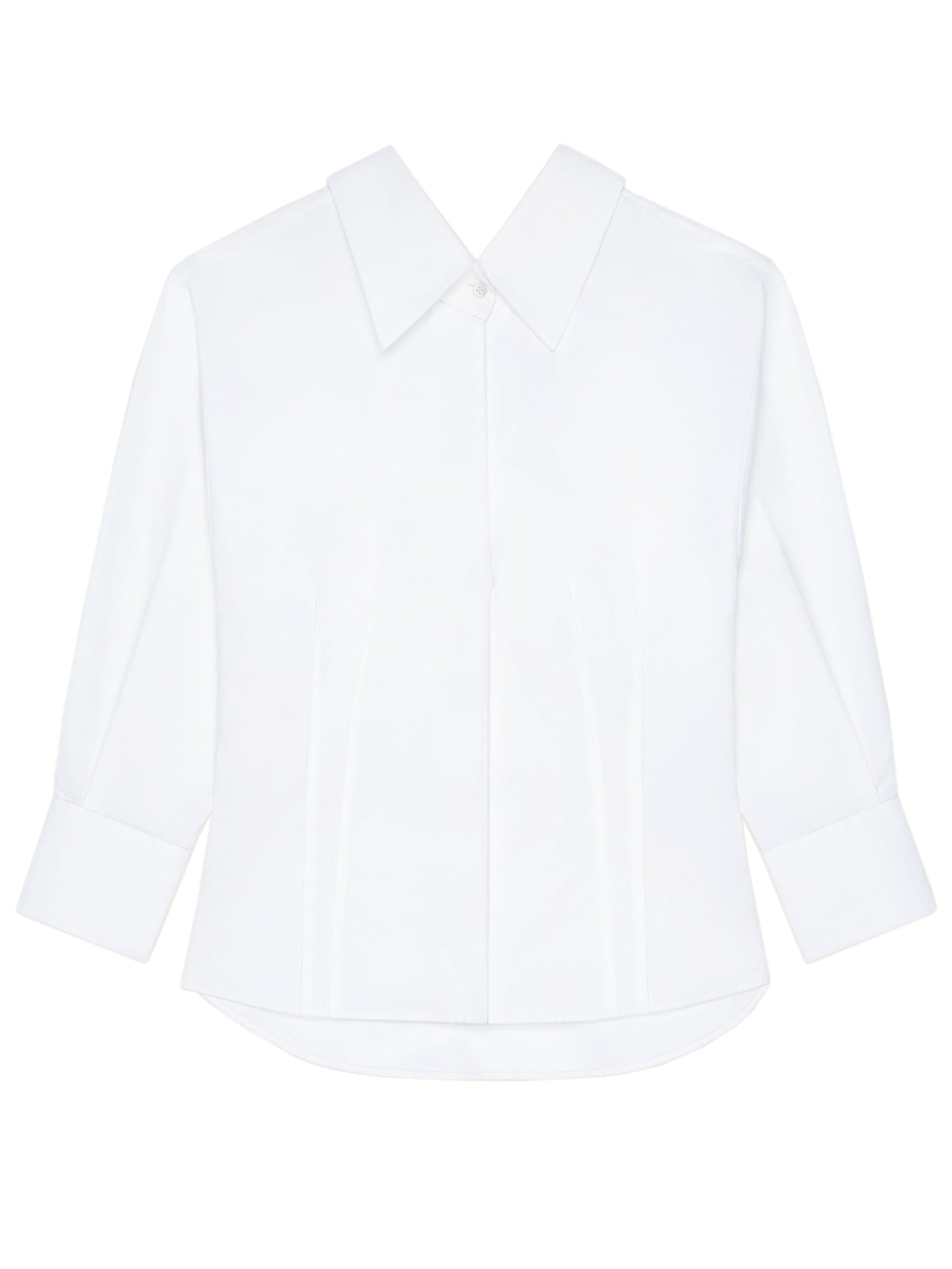 Long-Sleeved Cotton Poplin Shirt Size 36