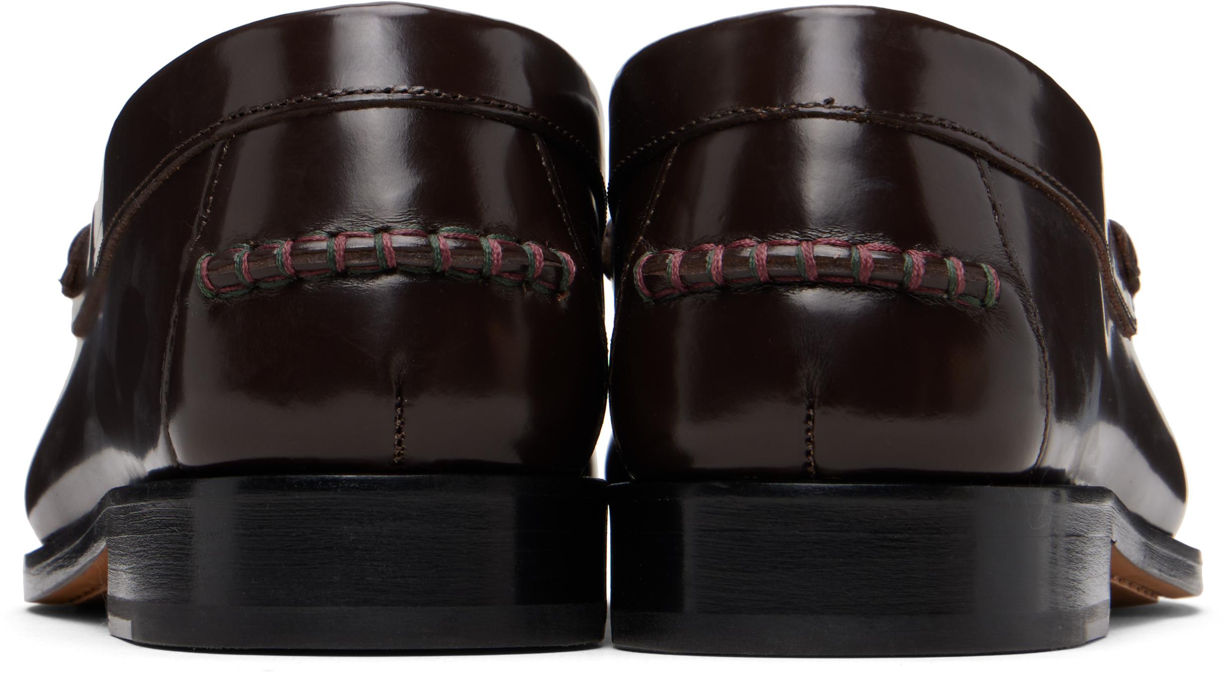 Brown Leather 'Lido' Loafers