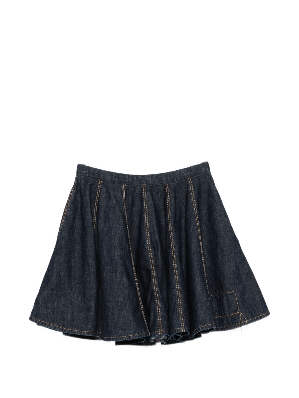 Cotton mini skirt