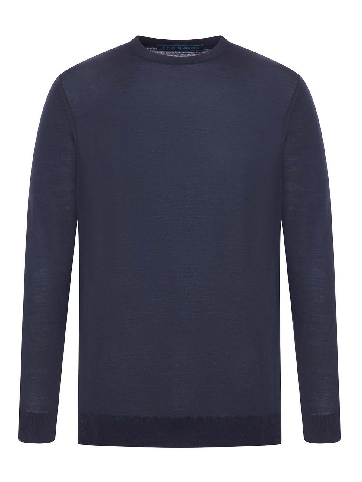 Crewneck Sweater In 14 Micron Wool