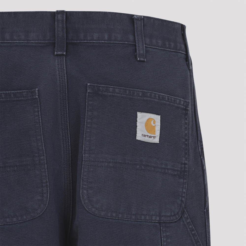 Navy Blue Straight Leg Jeans