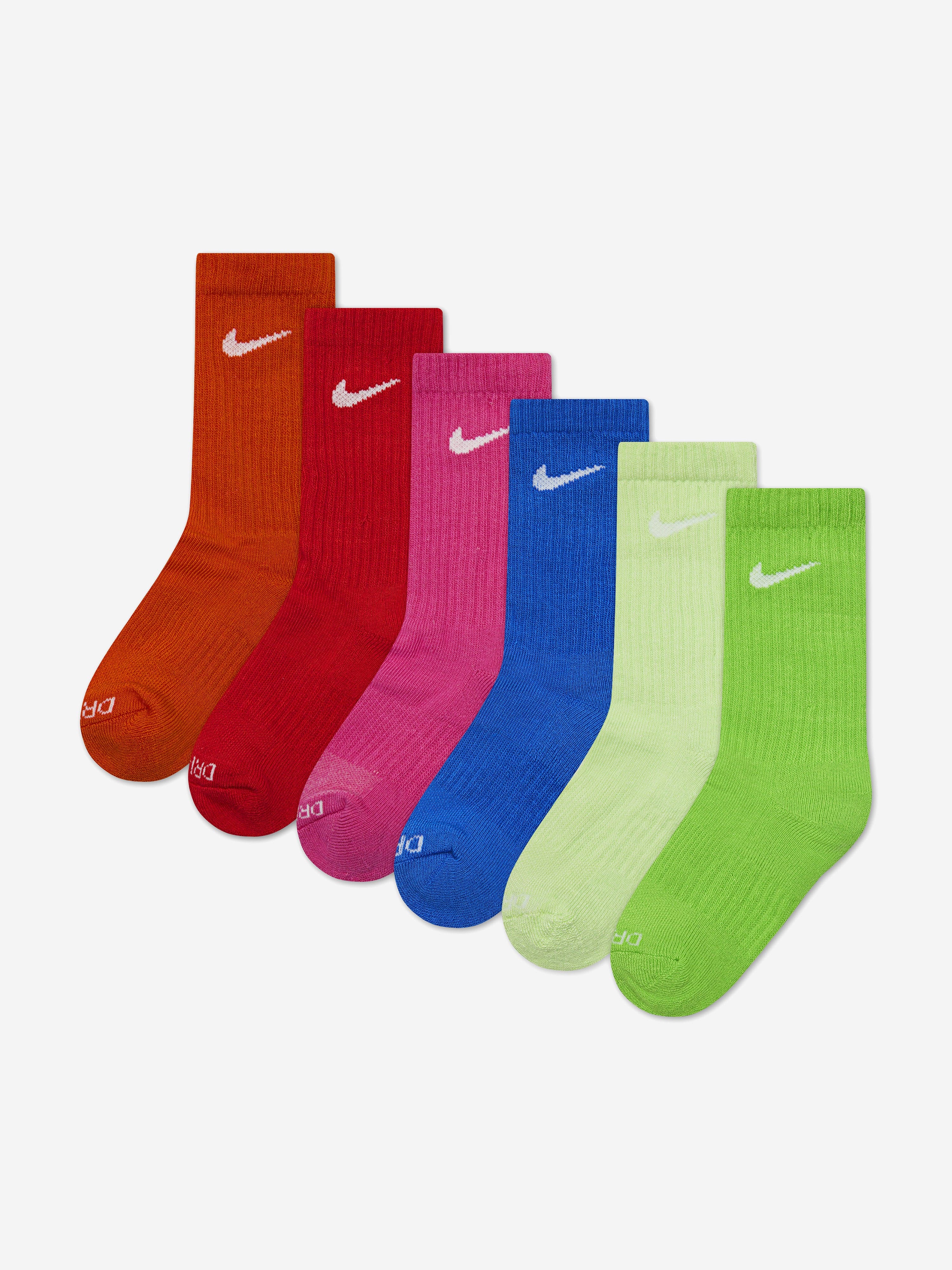 Boys DF Performance Basic Crew Socks Set in Multicolour