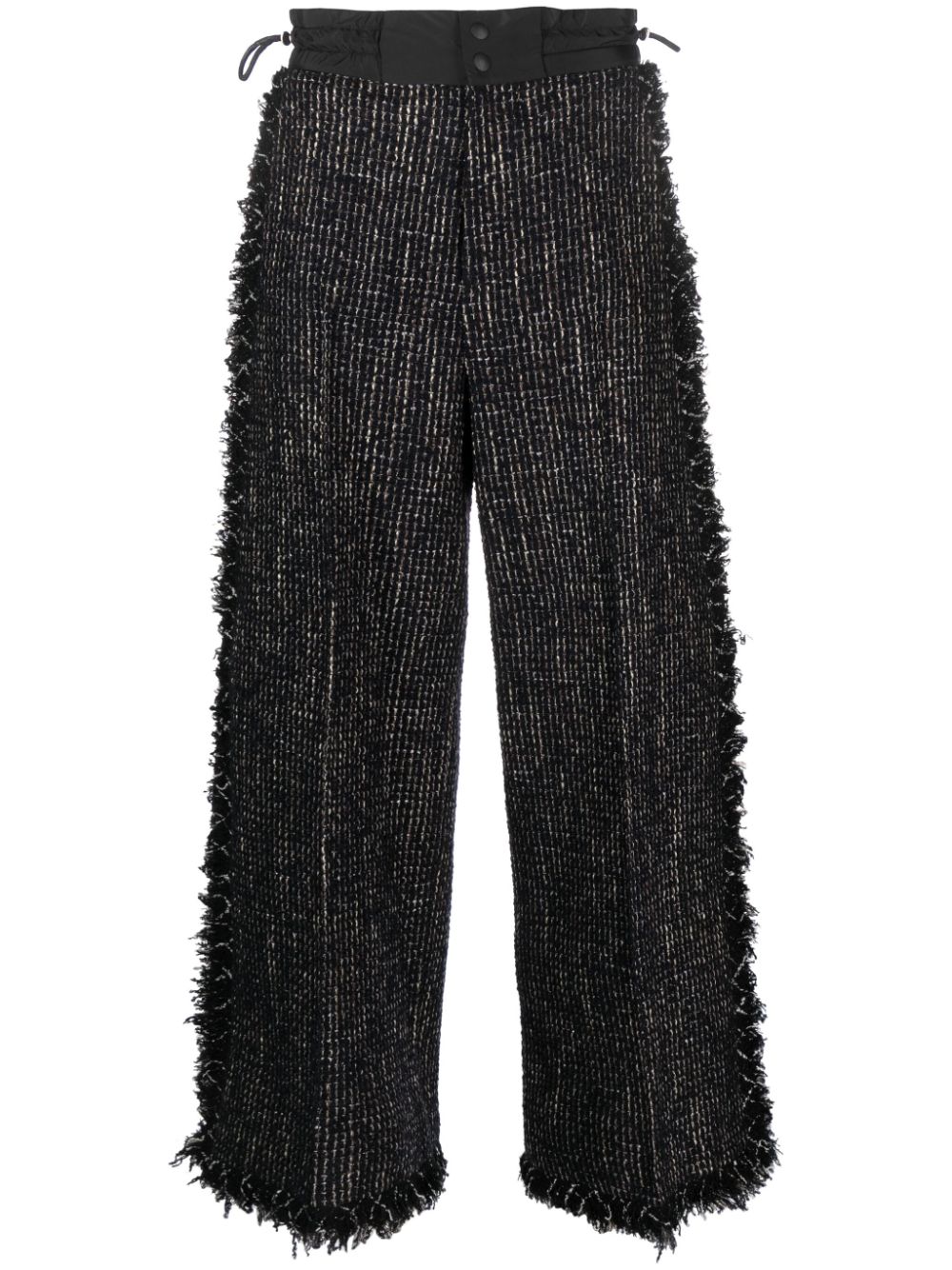 - Wide Leg Tweed Trousers