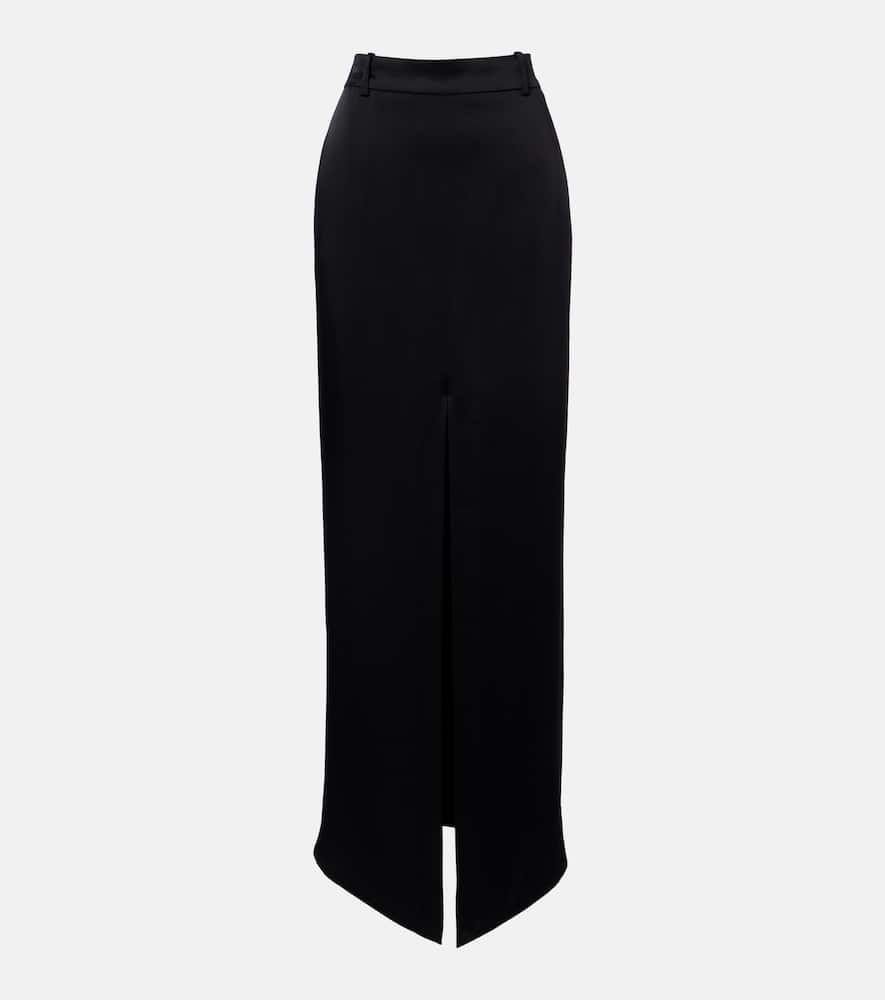 High-rise maxi skirt
