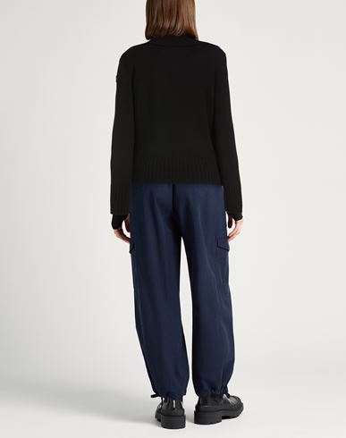 Woman Puffer Black Size 10 Polyamide, Wool