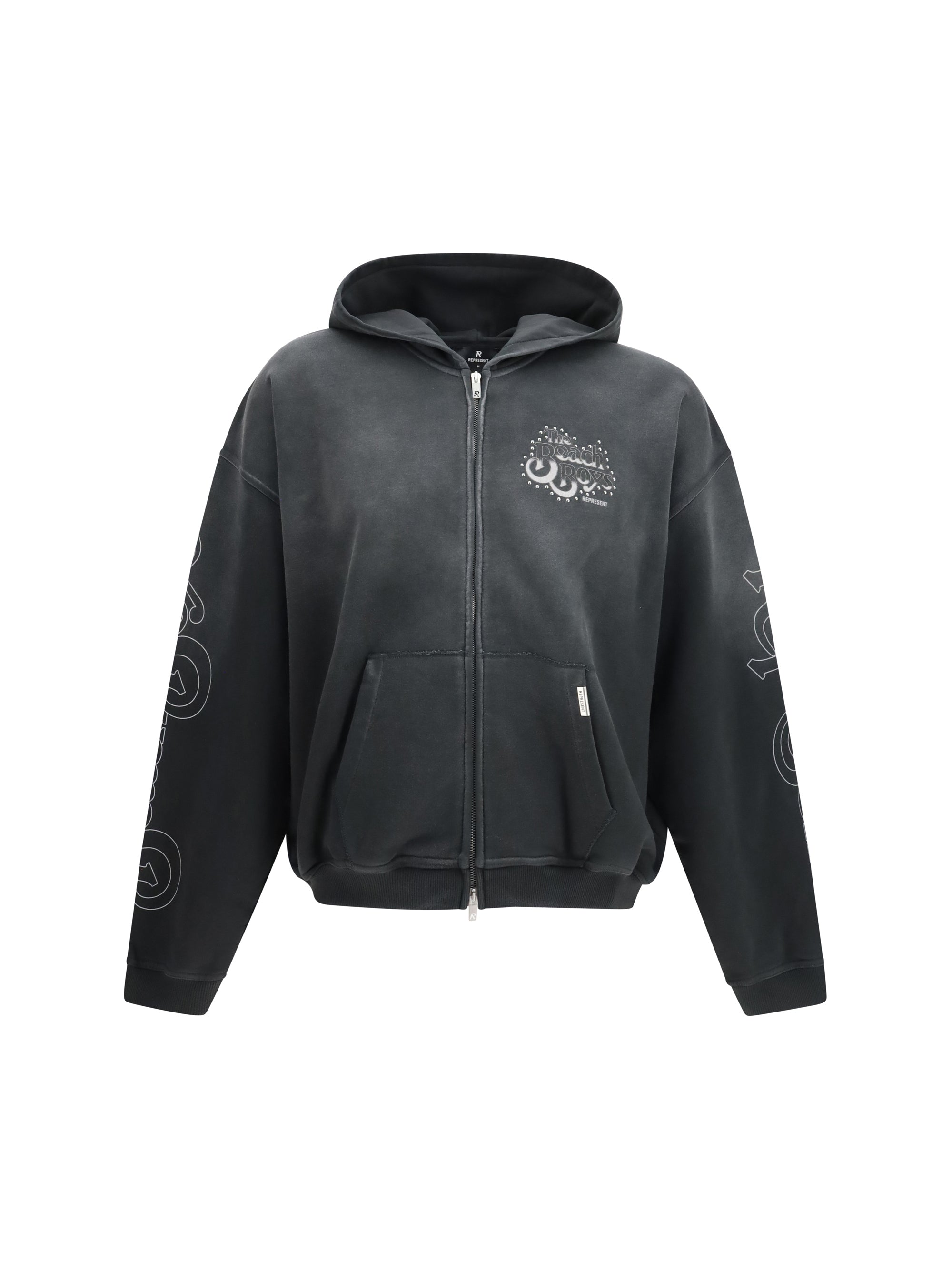 Zip Hoodie — Black