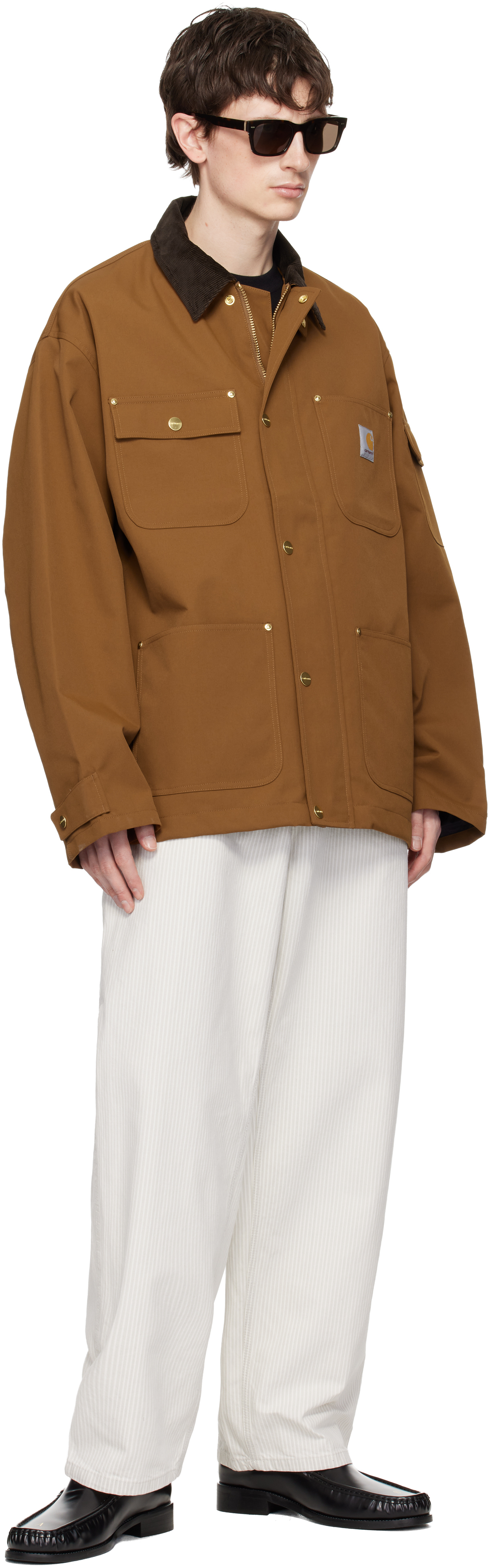 Off-White Mercer Stripe Single Knee Trousers