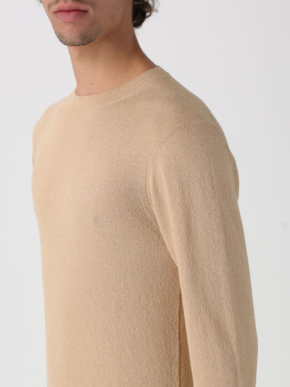 Sweater Men color Beige