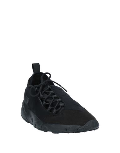 Comme Des Garçons X Man Sneakers Black Size 11 Soft Leather, Textile fibers